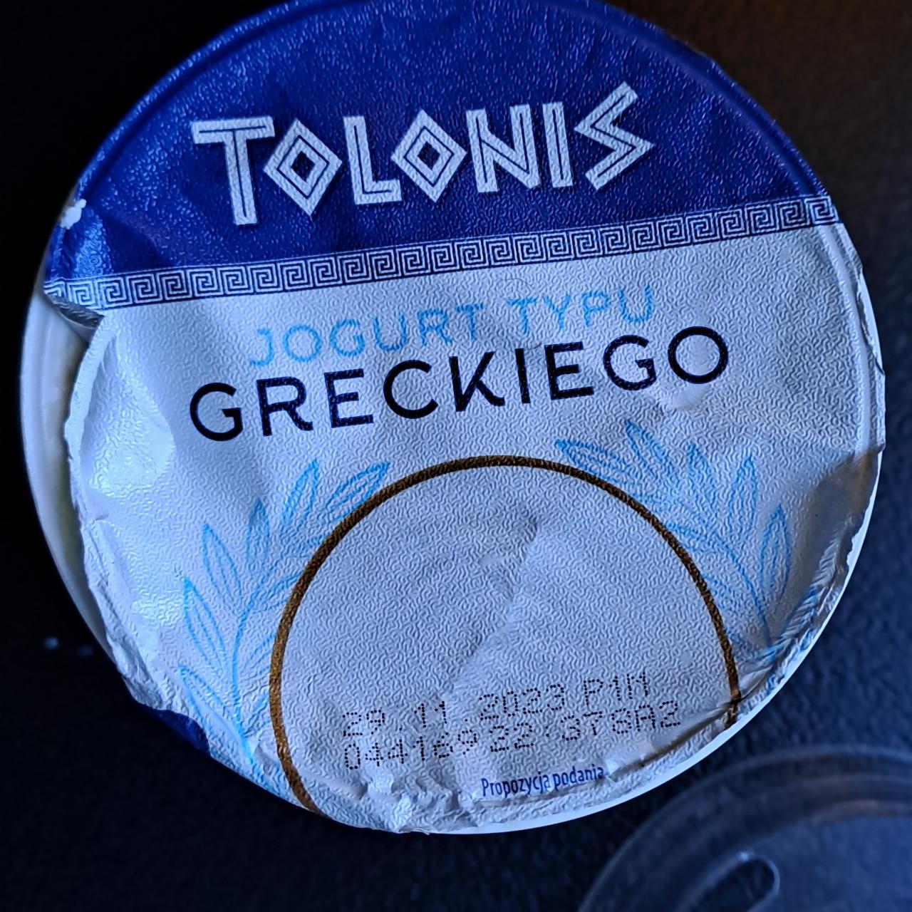 Fotografie - Jogurt typu greckiego naturalny Tolonis