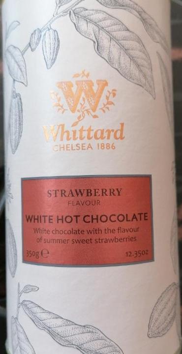 Fotografie - White Hot Chocolate Strawberry flavour Whittard of Chelsea