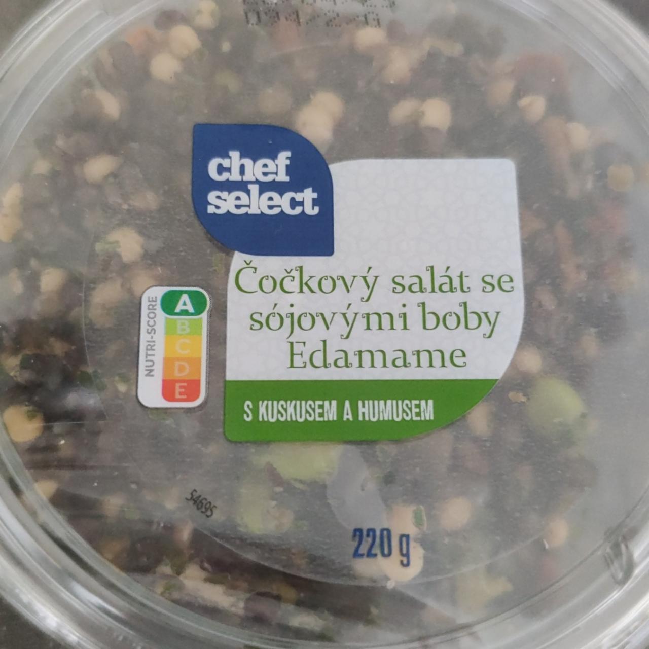 Fotografie - Čočkový salát se sójovými boby Edamame s kuskusem a humusem Chef Select