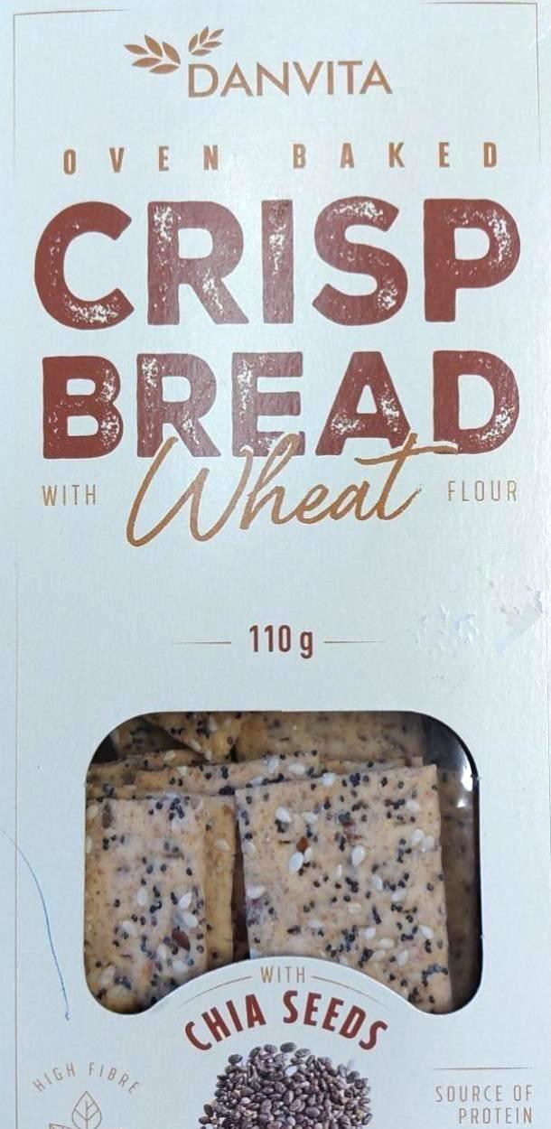Fotografie - Crisp bread with wheat flour with chia seeds Danvita