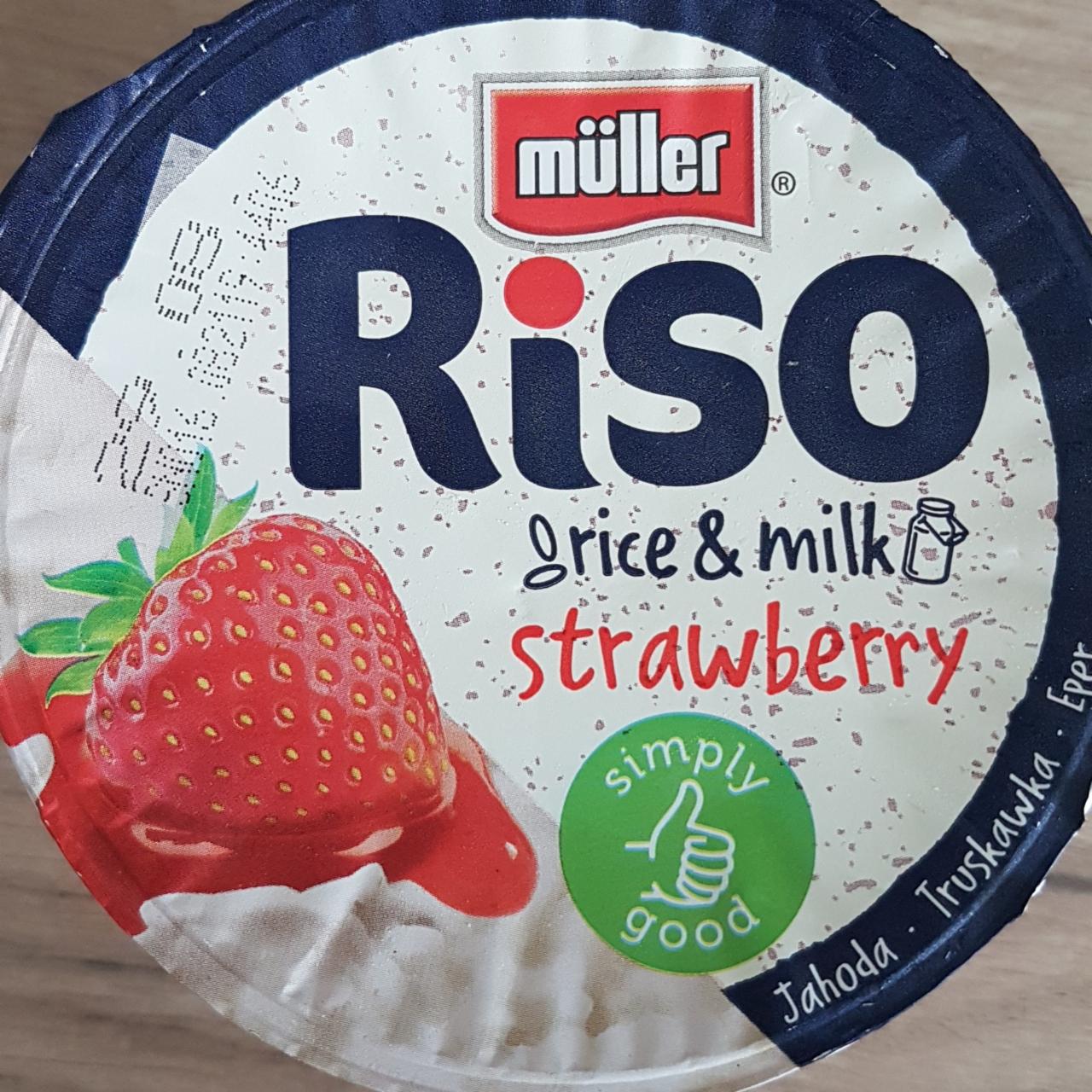 Fotografie - Riso rice & milk Strawberry Müller