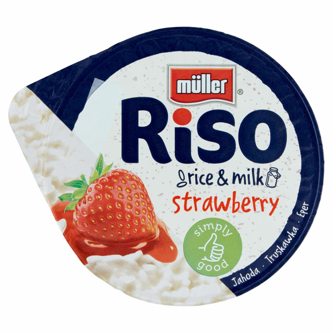 Fotografie - Riso rice & milk Strawberry Müller