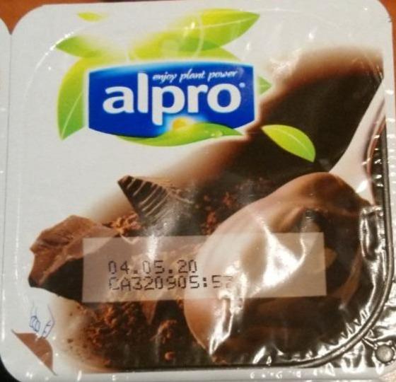 Fotografie - Alpro soya puding čokoládový dark chocolate