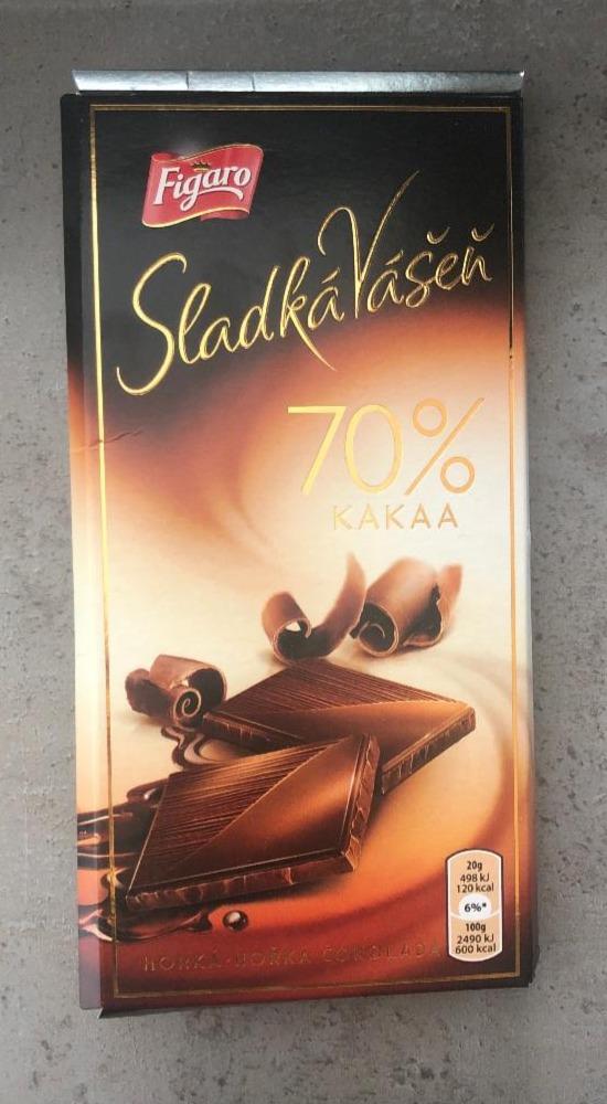 Fotografie - Sladká Vášeň hořká čokoláda 70% kakaa