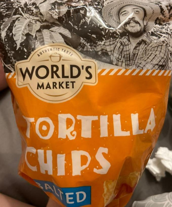 Fotografie - Tortilla chips salted World's market