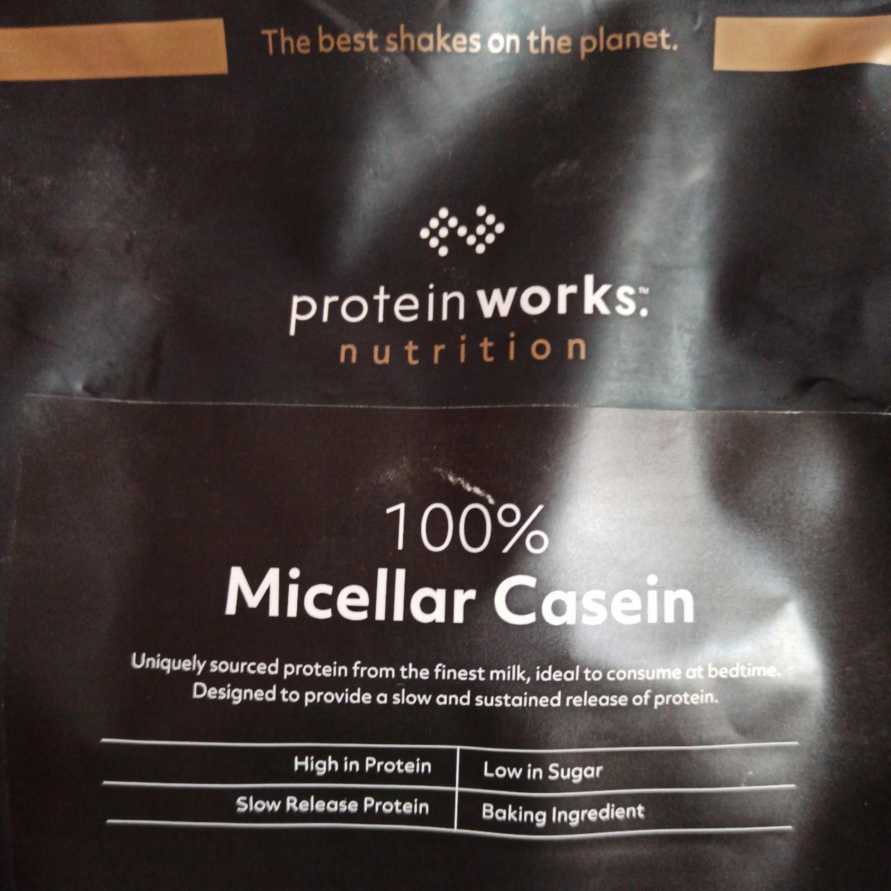 Fotografie - 100% Micellar Casein čokoláda The protein works
