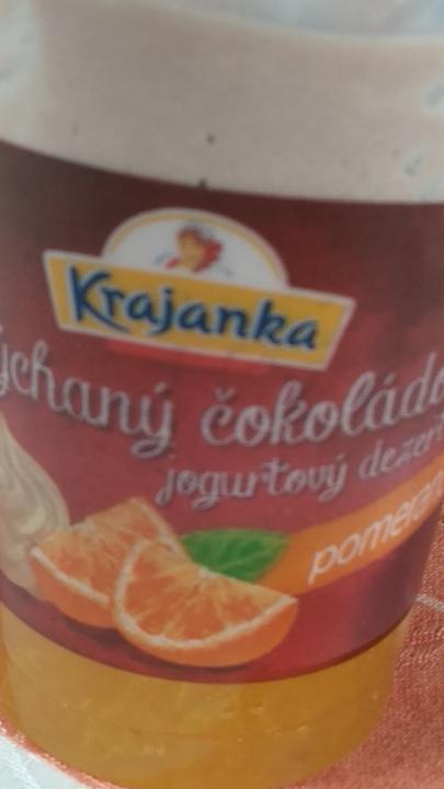 Fotografie - Nadýchaný čokoládový jogurtový dezert Pomeranč Krajanka