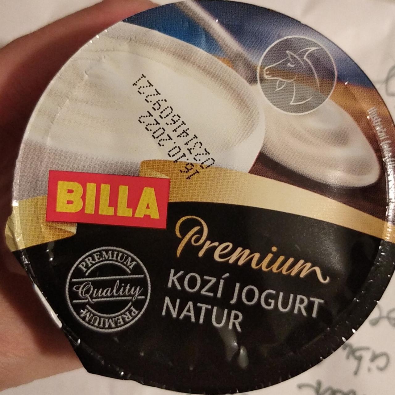 Fotografie - Premium kozí jogurt natur Billa