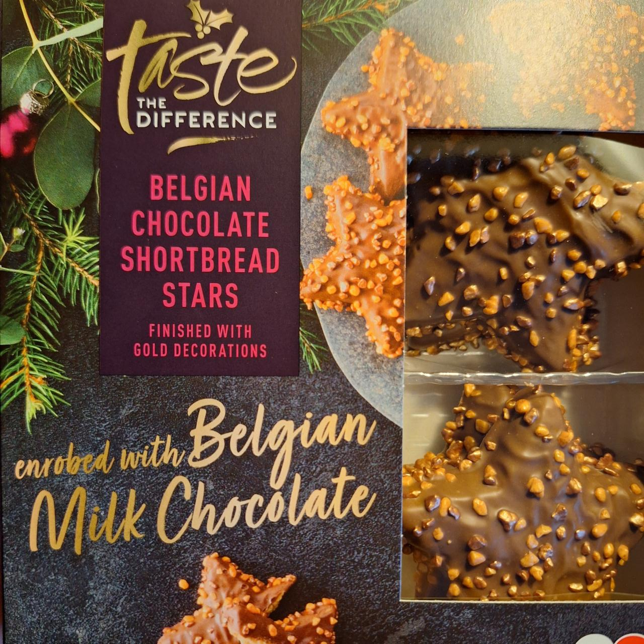 Fotografie - Belgian Chocolate Shortbread Stars Taste the Difference