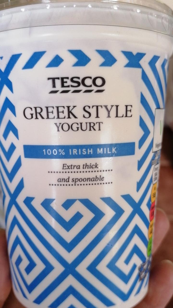 Fotografie - Greek style yogurt natural Tesco