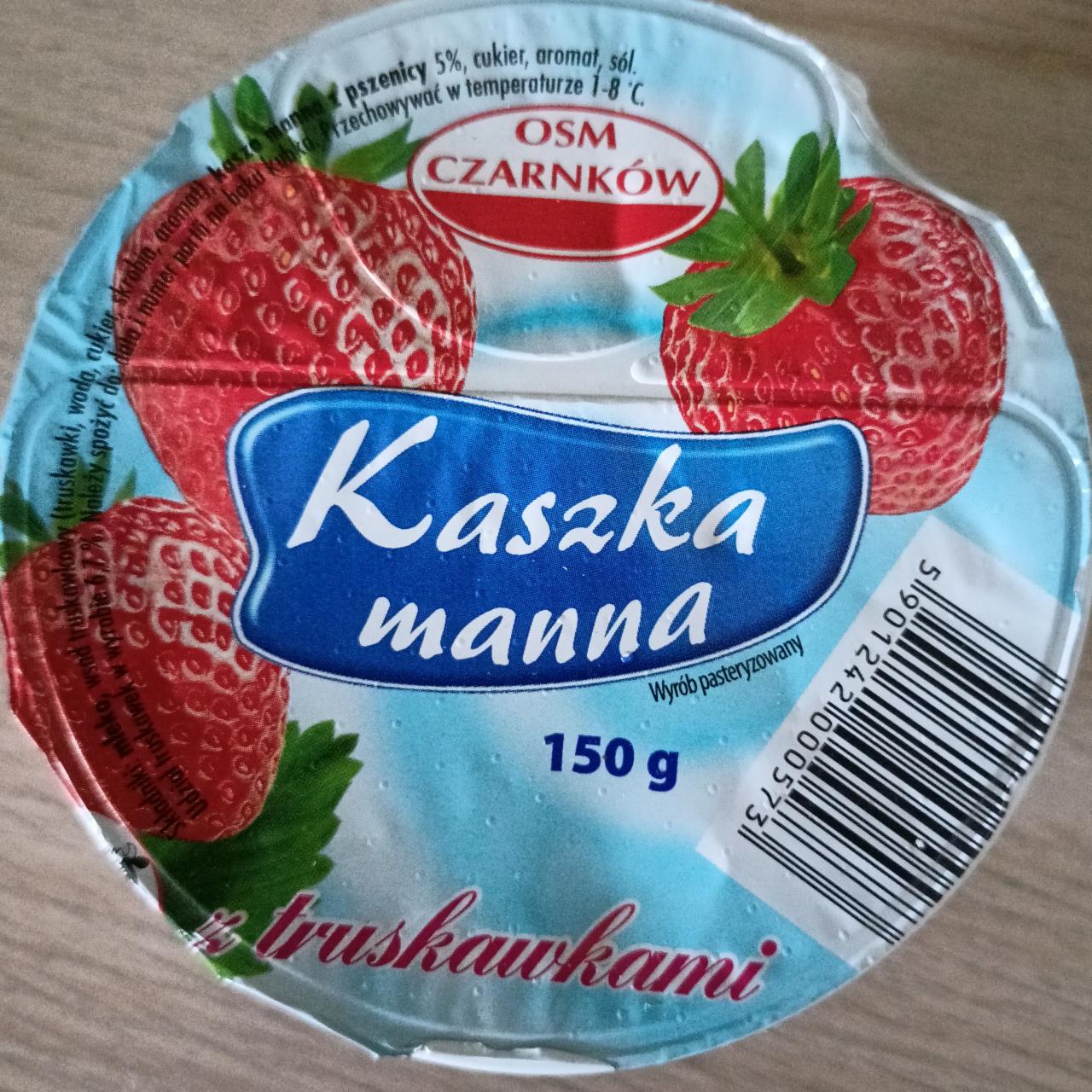 Fotografie - Kaszka manna z truskawkami Osm Czarnków