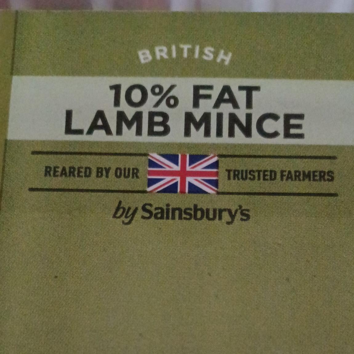 Fotografie - British Lamb Mince 10% fat by Sainsbury's