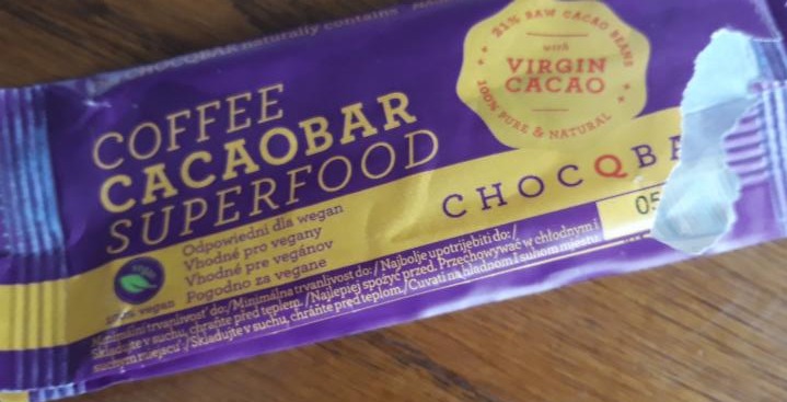 Fotografie - Coffee Cacaobar Superfood Chocqbar