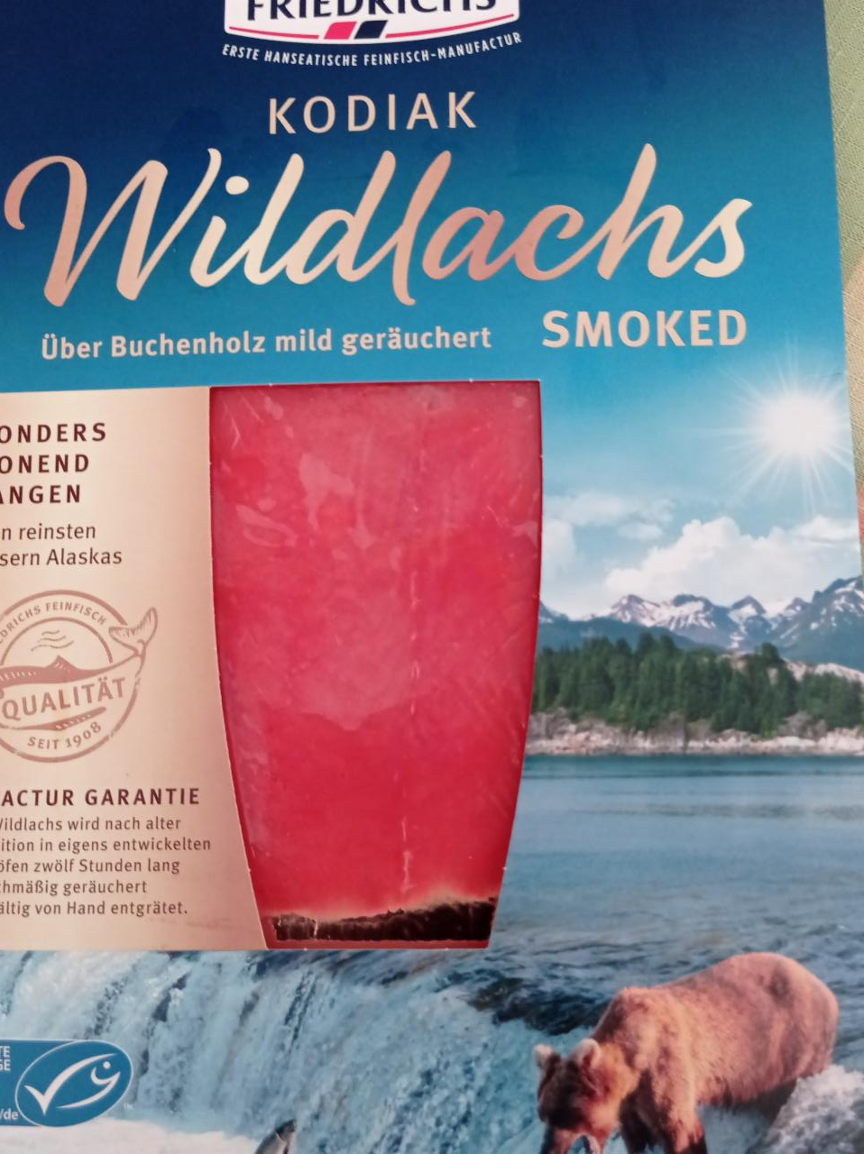 Fotografie - Kodiak Wildlachs smoked Friedrichs