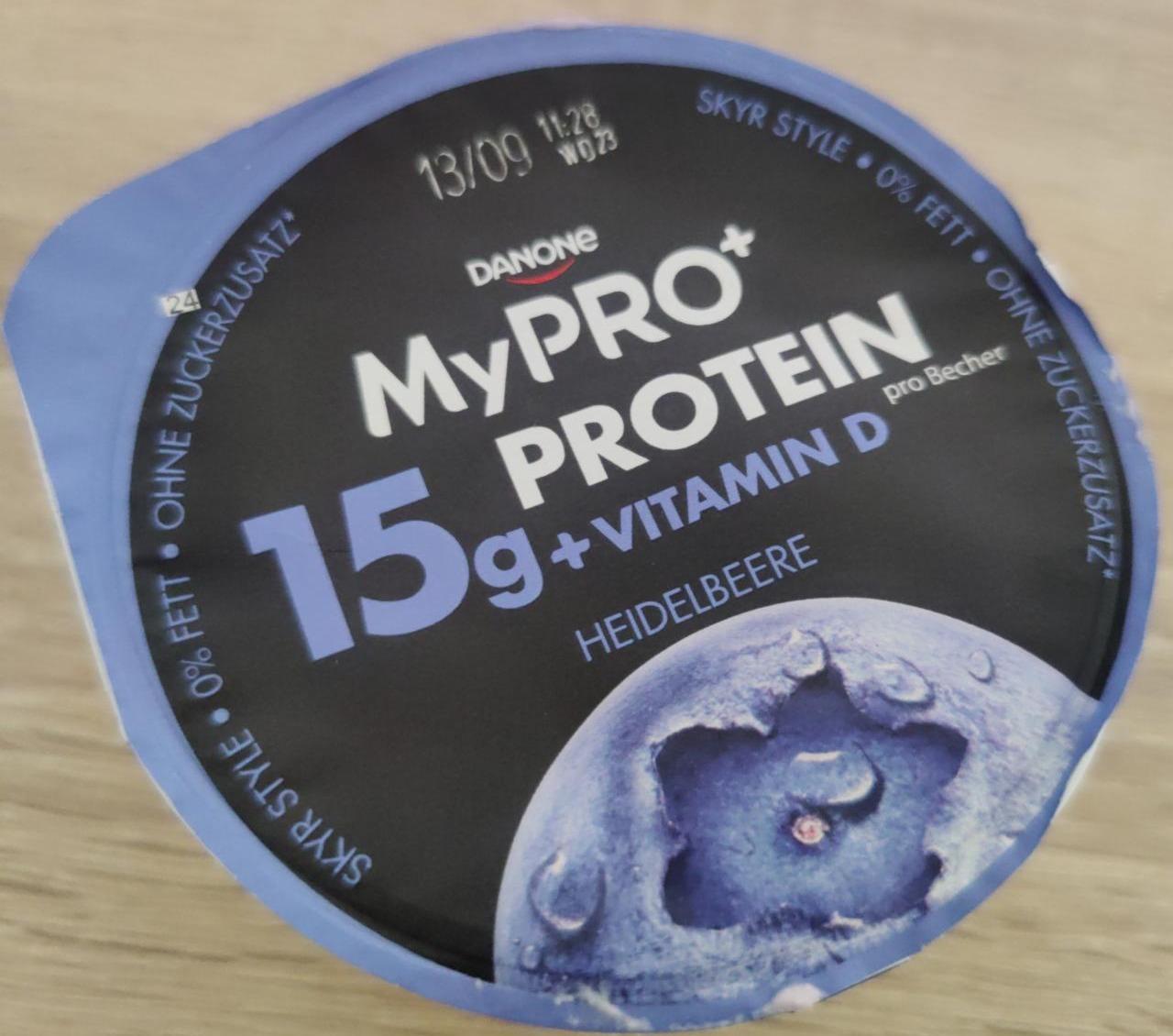 Fotografie - MyPro+ protein 15g + vitamin D Heidelbeere Danone
