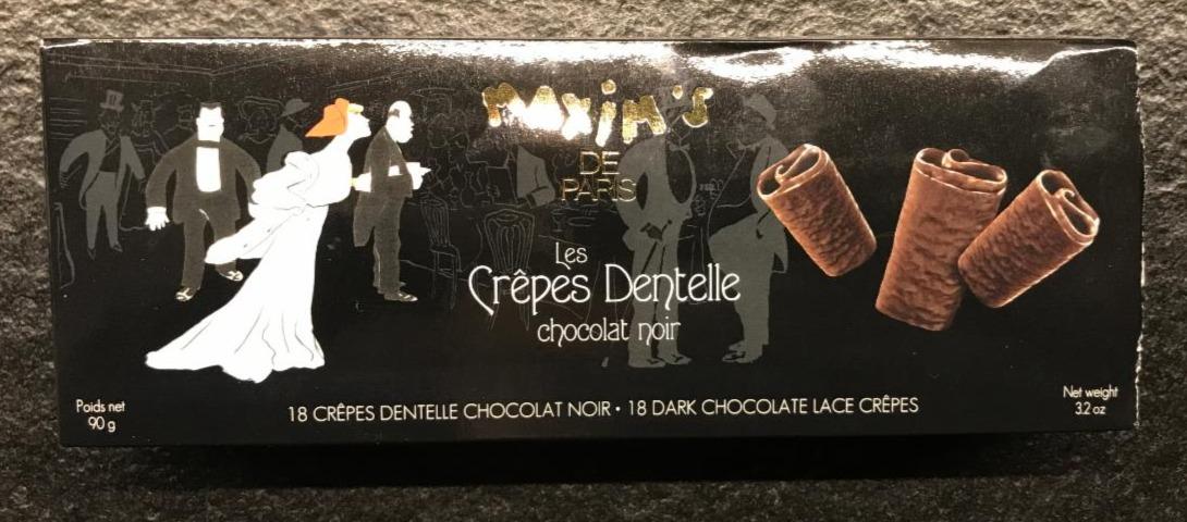Fotografie - Les Crêpes Dentelle Chocolat Noir Maxim's