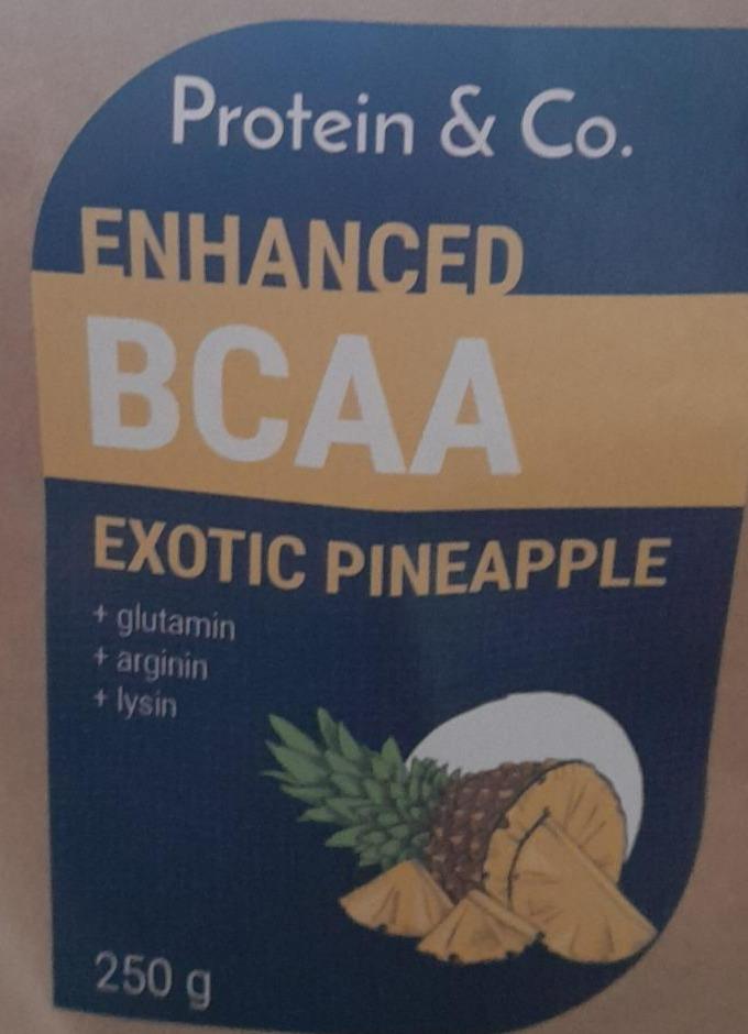 Fotografie - Enhanced BCAA Exotic pineapple Protein & Co.