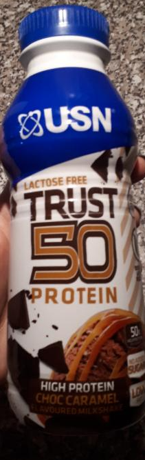 Fotografie - Milkshake trust 50 protein choc caramel USN