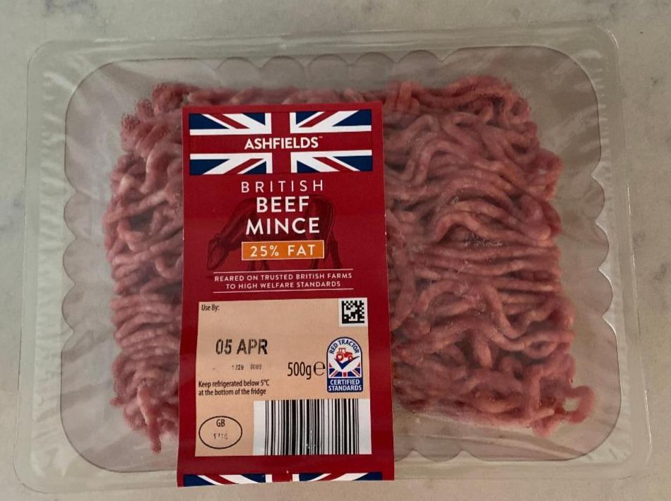 Fotografie - 25% Fat British Beef Mince Ashfields