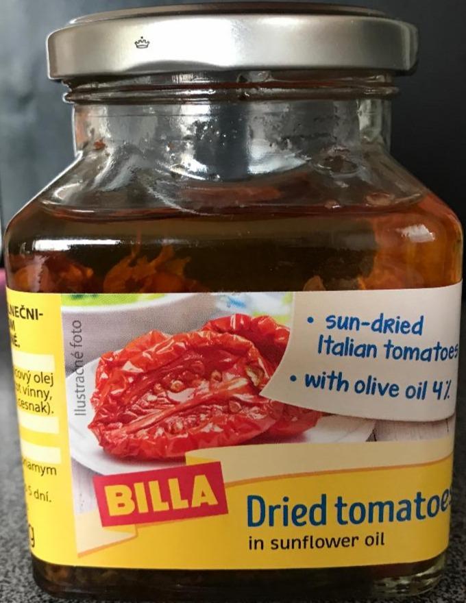 Fotografie - Dried tomatoes in sunflower oil Billa
