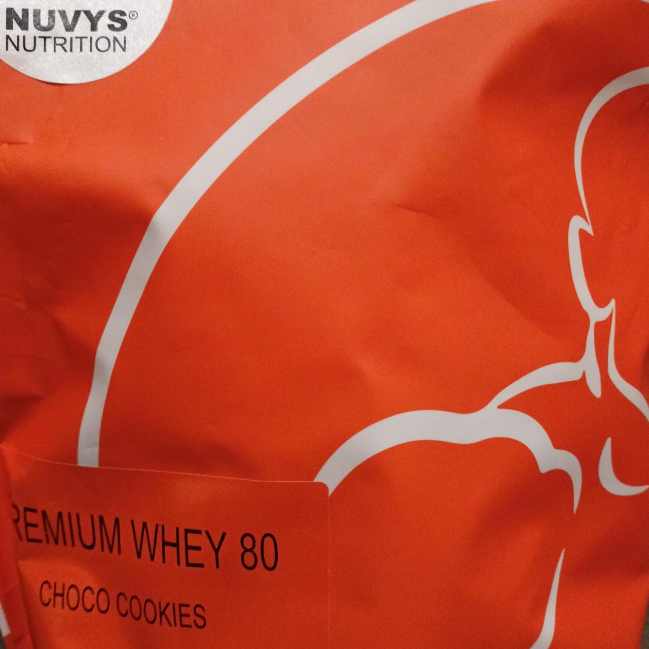 Fotografie - Premium Whey 80% protein Choco cookies Nuvys Nutrition