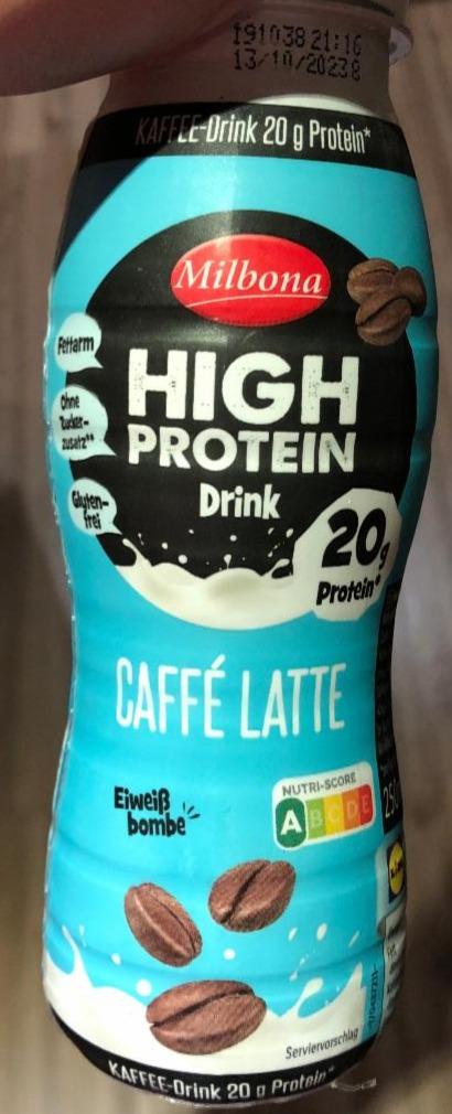 Fotografie - High Protein Drink Caffé Latte Milbona