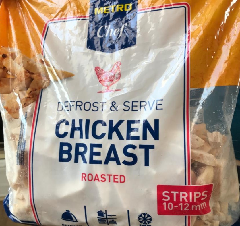 Fotografie - Chicken breast roasted strips Metro Chef
