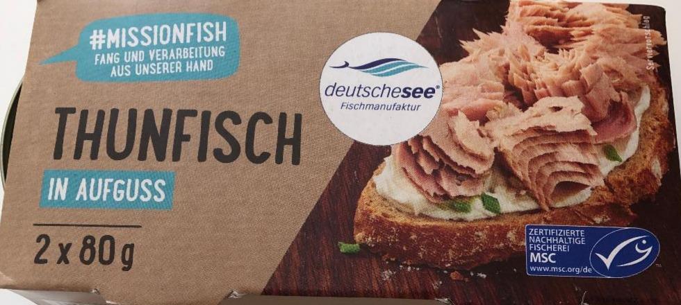 Fotografie - Thunfisch in aufguss DeutscheSee