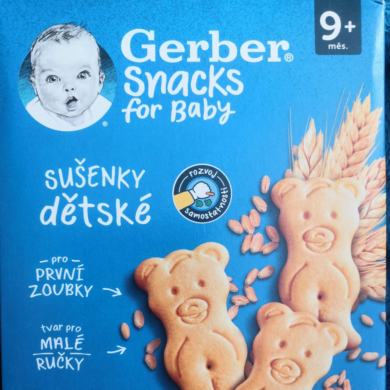 Fotografie - Snacks for Baby Sušenky Dětské Gerber