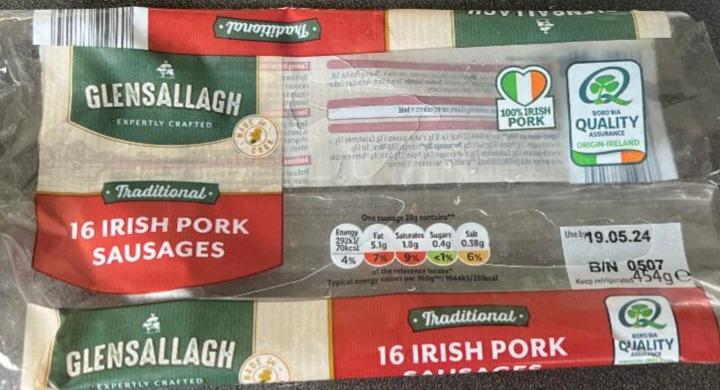Fotografie - Irish pork sausages Glensallagh