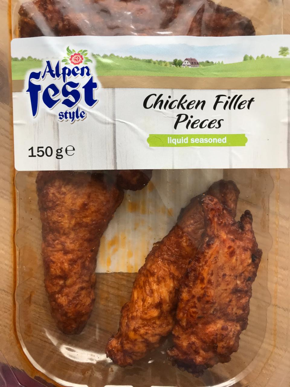 Fotografie - Chicken Fillet Pieces Alpen fest style