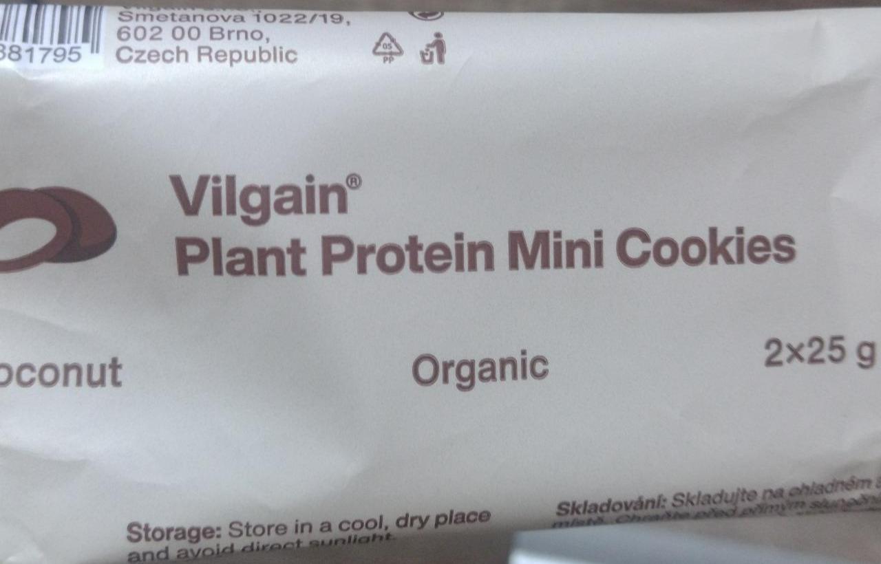 Fotografie - Plant Protein Mini Cookies Coconut Organic Vilgain
