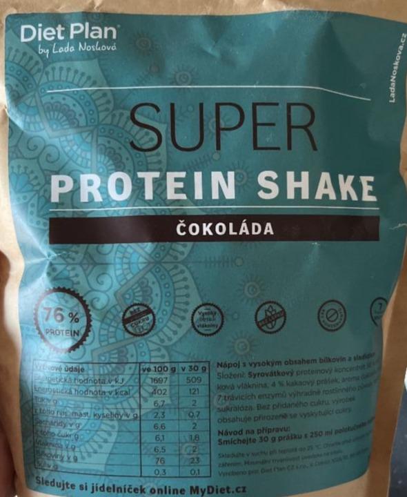 Fotografie - Super Protein Shake čokoláda Diet Plan
