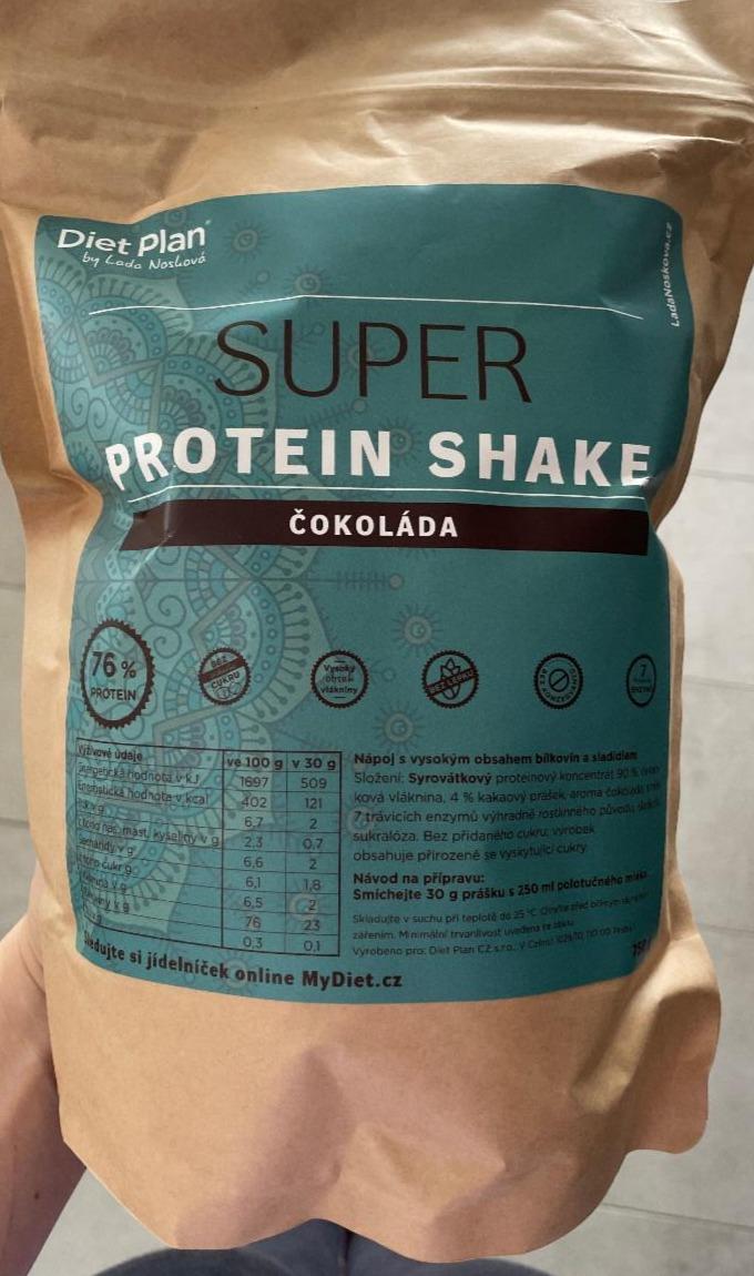 Fotografie - Super Protein Shake čokoláda Diet Plan