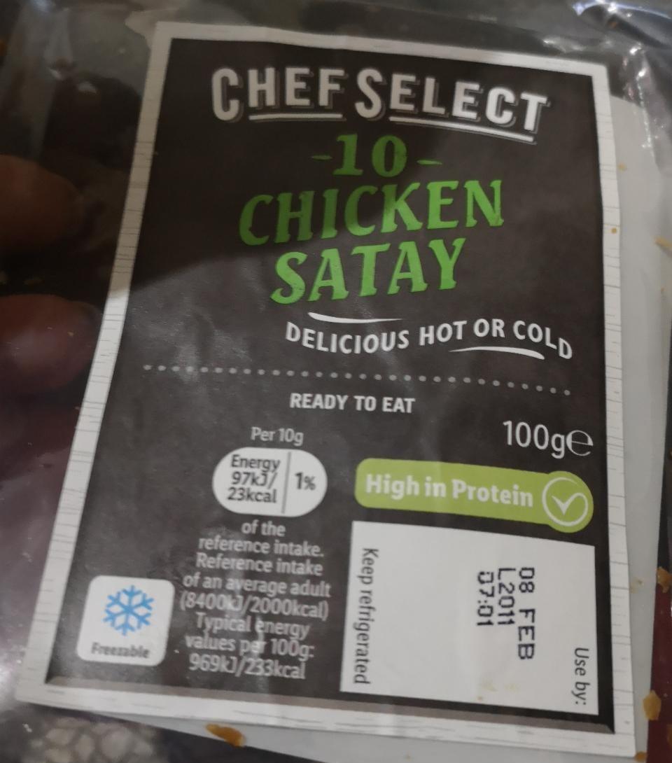Fotografie - 10 Chicken Satay Chef Select