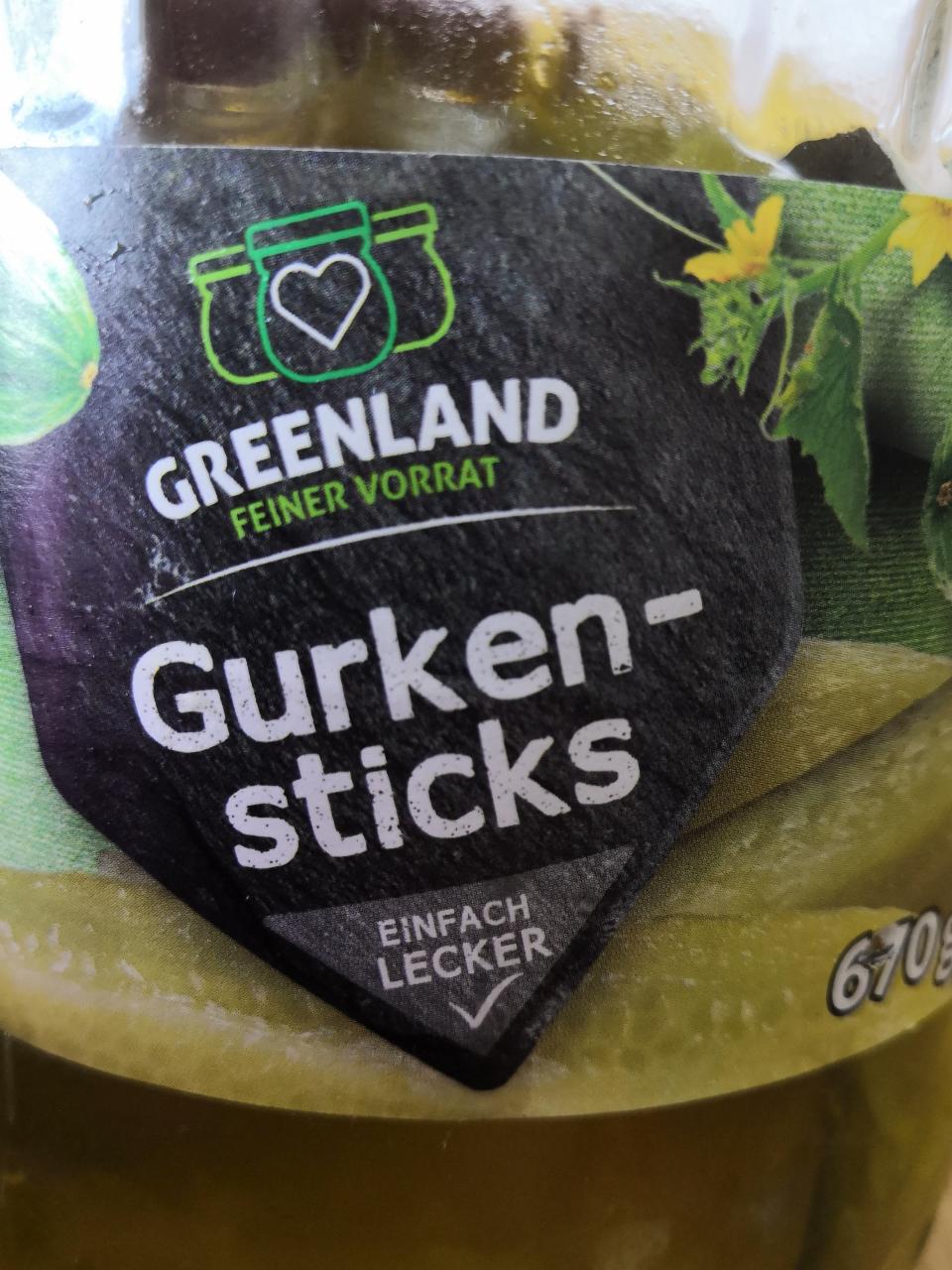 Fotografie - Gurken-sticks Greenland