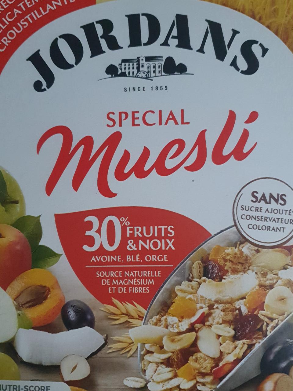Fotografie - Special Muesli 30% fruits & noix Jordans