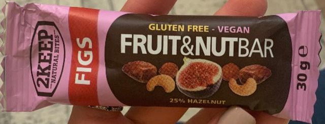 Fotografie - 2 Keep Natural Bites Figs Fruit & NutBar