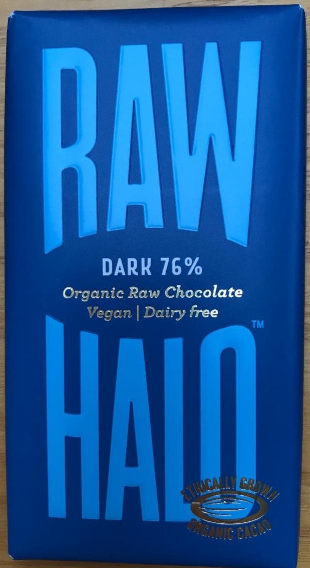 Fotografie - Dark 76% Organic Raw Chocolate Raw Halo