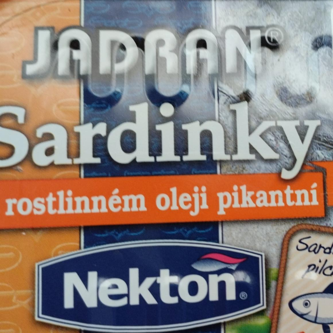Fotografie - Jadran sardinky v rostlinném oleji pikantní Nekton