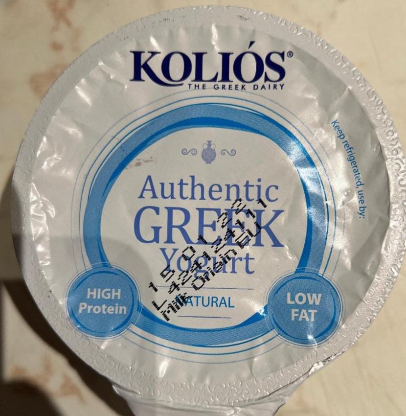 Fotografie - Authentic greek yogurt low fat 2% Koliós