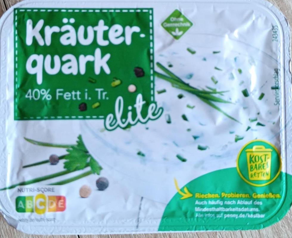 Fotografie - Kräuter quark 40% fett Elite