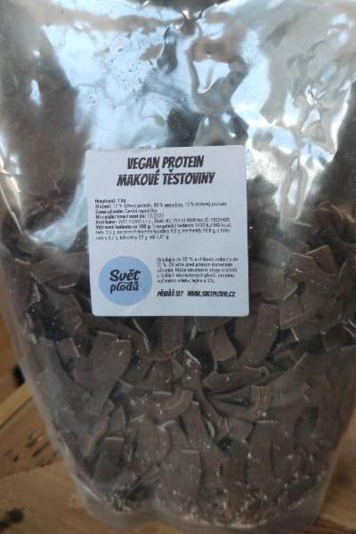 Fotografie - Vegan Protein makové těstoviny Svět plodů