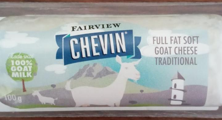 Fotografie - Chevin Traditional Low Fat Soft Goat Cheese Fairview