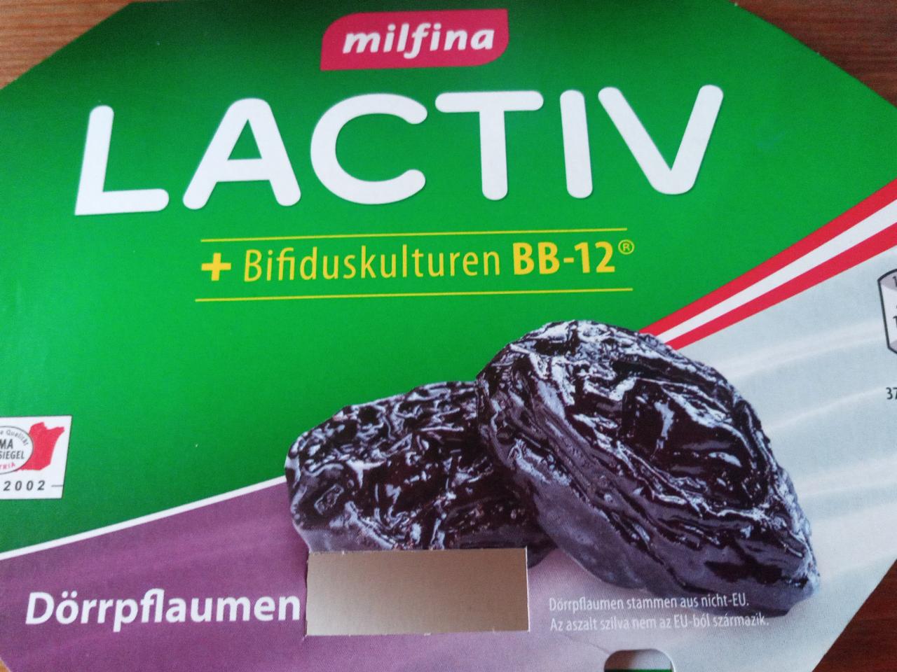 Fotografie - Lactiv+ bifiduskulturen BB-12 Dörrpflaumen Milfina