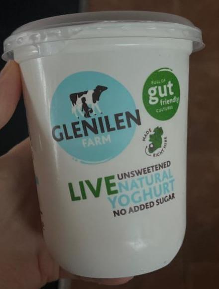Fotografie - Unsweetened Live Natural Yoghurt Glenilen Farm