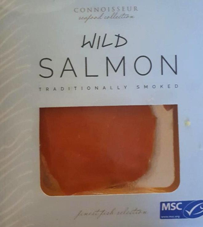 Fotografie - Wild salmon traditionally smoked Connoisseur seafood collection