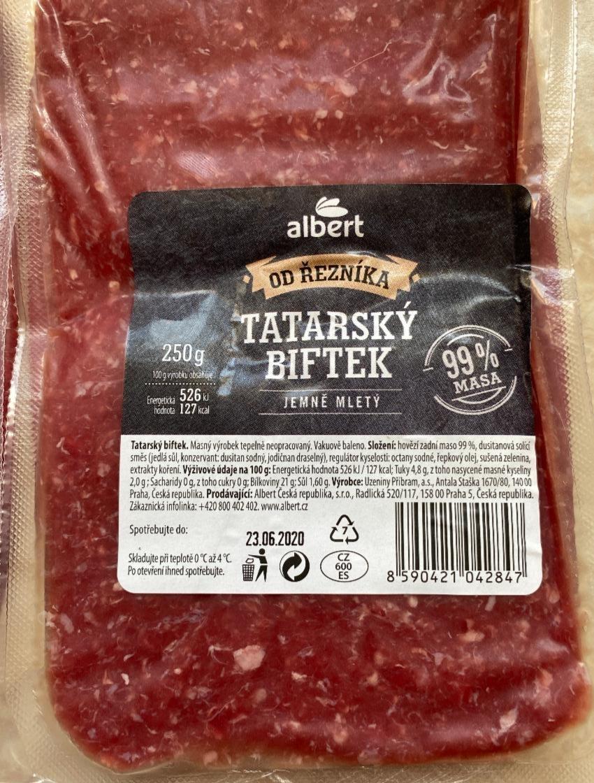 Fotografie - Tatarský biftek Albert od řezníka