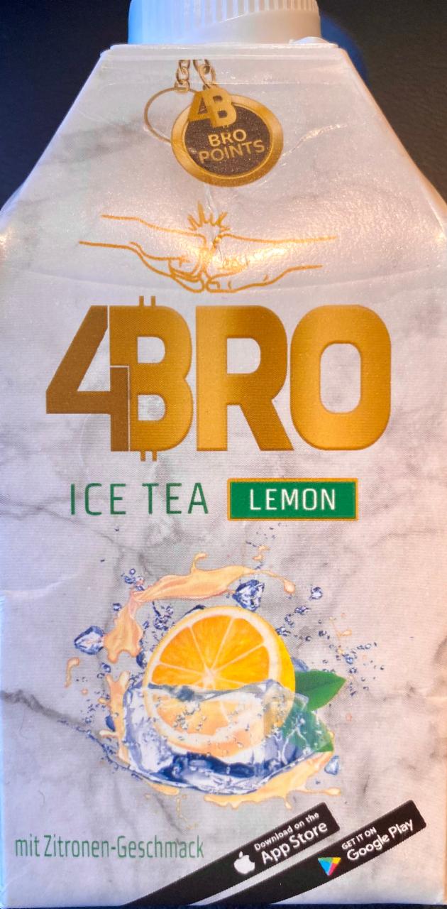 Fotografie - 4BRO Ice Tea Lemon