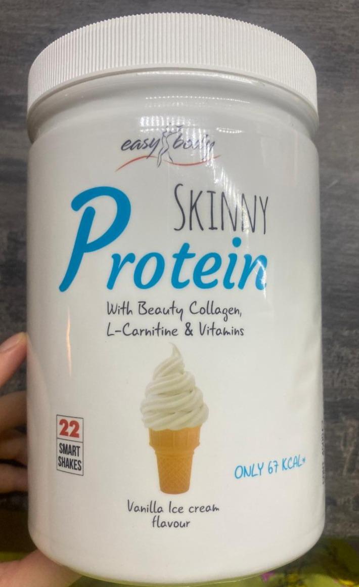 Fotografie - Skinny Protein Vanilla Ice cream flavour Easy body